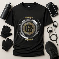 Bitcoin Coin Btc Crypto Currency Traders Blockchain Miners Performance Shirt