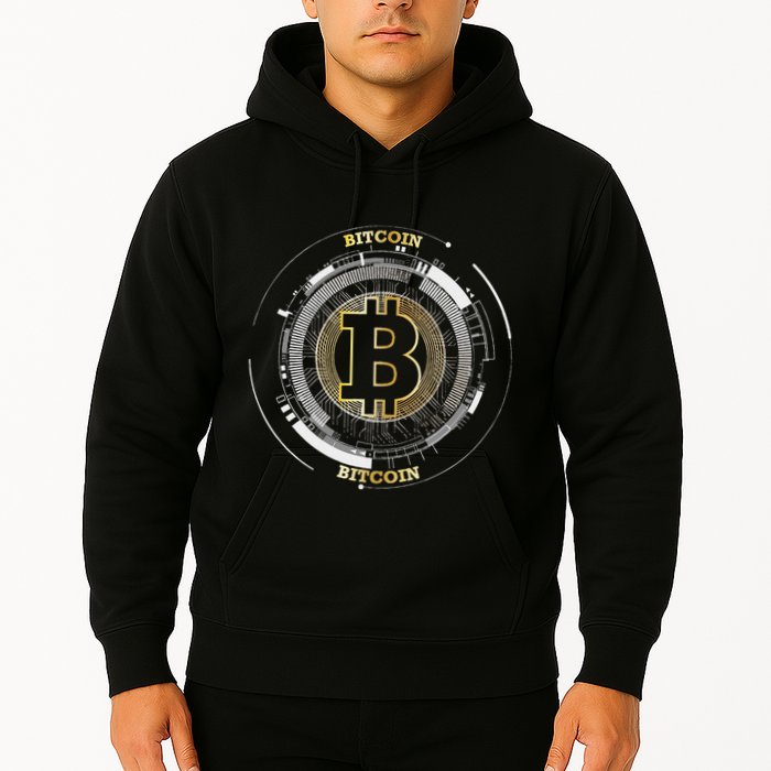 Bitcoin Coin Btc Crypto Currency Traders Blockchain Miners Hoodie