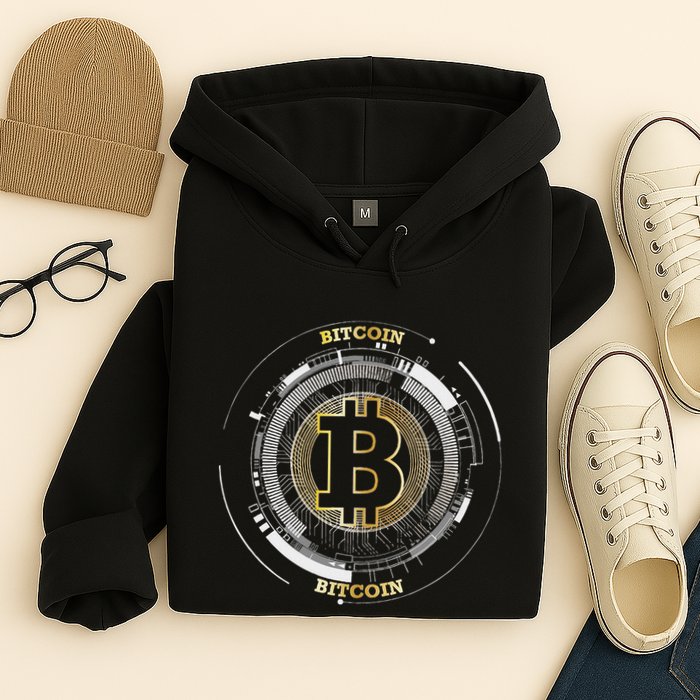 Bitcoin Coin Btc Crypto Currency Traders Blockchain Miners Hoodie