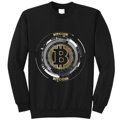 Bitcoin Coin Btc Crypto Currency Traders Blockchain Miners Sweatshirt