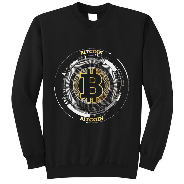 Bitcoin Coin Btc Crypto Currency Traders Blockchain Miners Sweatshirt