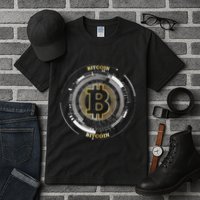 Bitcoin Coin Btc Crypto Currency Traders Blockchain Miners Tall T-Shirt