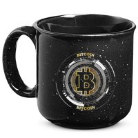 Bitcoin Coin Btc Crypto Currency Traders Blockchain Miners 15oz Campfire Ceramic Mug