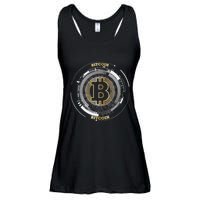 Bitcoin Coin Btc Crypto Currency Traders Blockchain Miners Ladies Essential Flowy Tank