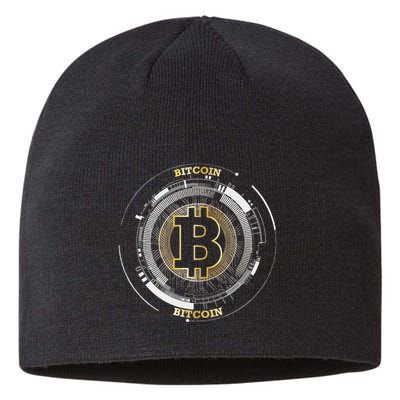 Bitcoin Coin Btc Crypto Currency Traders Blockchain Miners Sustainable Beanie