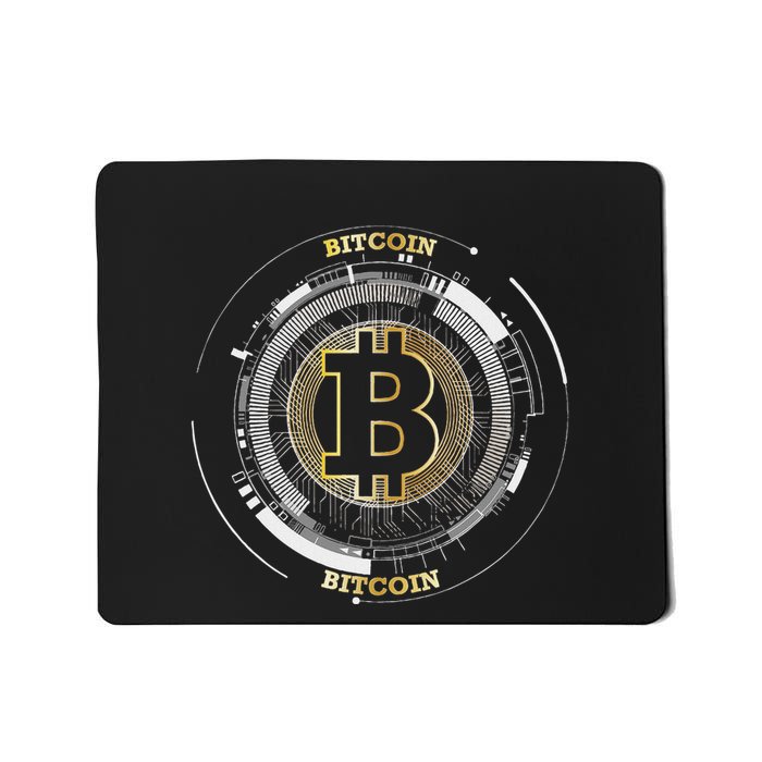 Bitcoin Coin Btc Crypto Currency Traders Blockchain Miners Mousepad