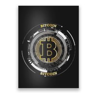 Bitcoin Coin Btc Crypto Currency Traders Blockchain Miners Poster