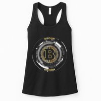 Bitcoin Coin Btc Crypto Currency Traders Blockchain Miners Womens Tank Top