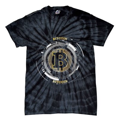 Bitcoin Coin Btc Crypto Currency Traders Blockchain Miners Tie-Dye T-Shirt