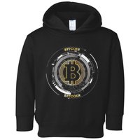 Bitcoin Coin Btc Crypto Currency Traders Blockchain Miners Toddler Hoodie