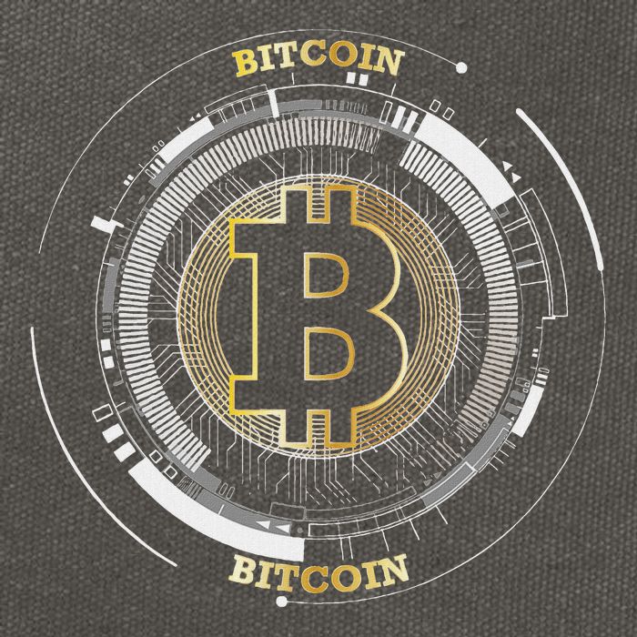 Bitcoin Coin Btc Crypto Currency Traders Blockchain Miners Cotton Canvas Backpack