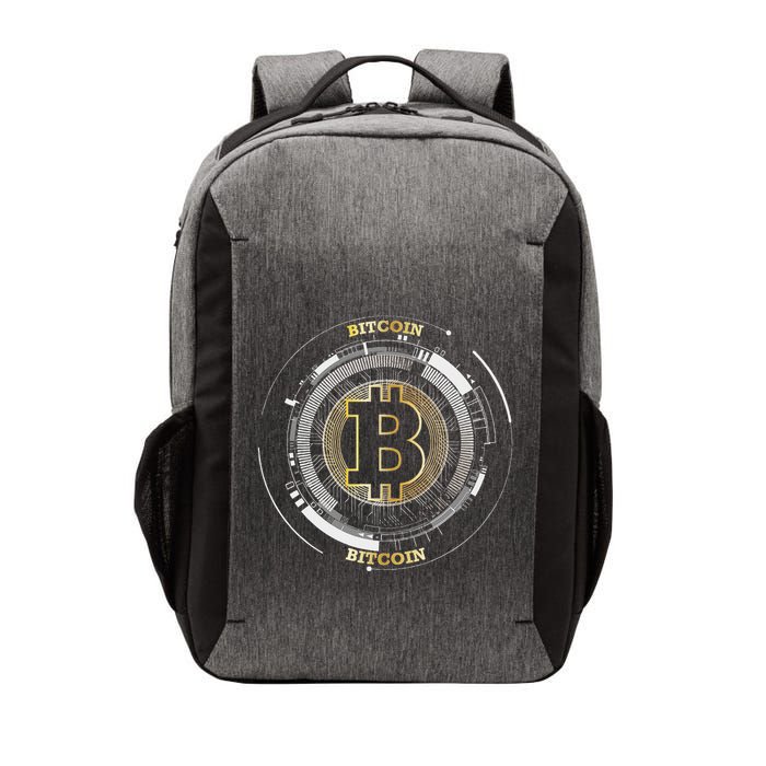 Bitcoin Coin Btc Crypto Currency Traders Blockchain Miners Vector Backpack