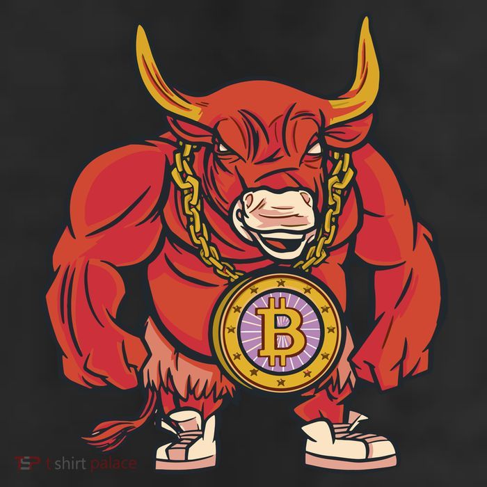 Bitcoin Chain Bull 11oz C Handle Ceramic Mug