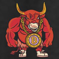 Bitcoin Chain Bull Golf Towel
