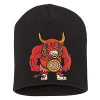 Bitcoin Chain Bull Short Acrylic Beanie