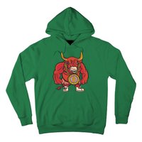 Bitcoin Chain Bull Hoodie