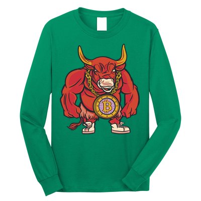 Bitcoin Chain Bull Long Sleeve Shirt