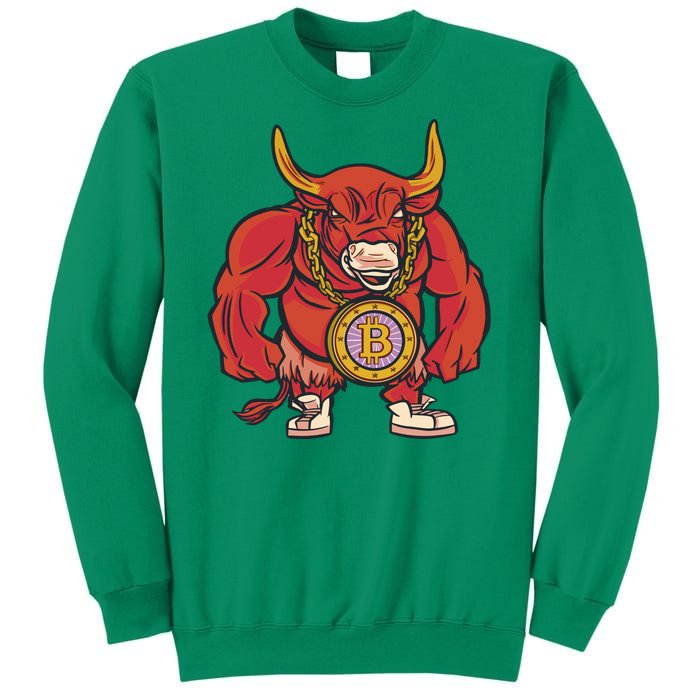 Bitcoin Chain Bull Sweatshirt