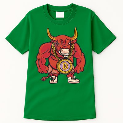 Bitcoin Chain Bull Tall T-Shirt