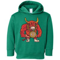 Bitcoin Chain Bull Toddler Hoodie