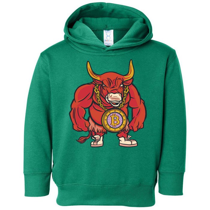 Bitcoin Chain Bull Toddler Hoodie