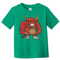 Bitcoin Chain Bull Toddler T-Shirt