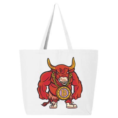 Bitcoin Chain Bull 25L Jumbo Tote