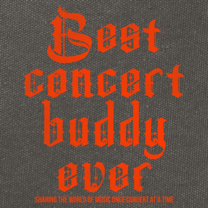 Best Concert Buddy Ever Sharing The World Of Music Once Great Gift Cotton Canvas Backpack