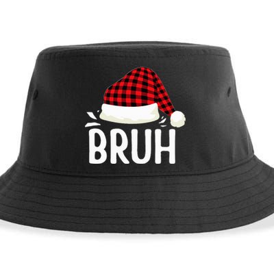 Bruh Christmas Sustainable Bucket Hat