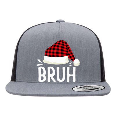 Bruh Christmas Flat Bill Trucker Hat