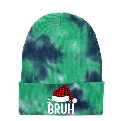 Bruh Christmas Tie Dye 12in Knit Beanie