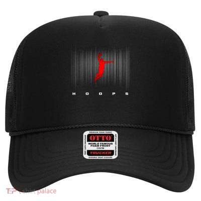 Basketball Clothing Basketball Black, Small, Fit Unisex , Boy High Crown Mesh Back Trucker Hat