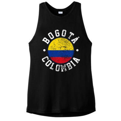 Bogota Colombia Ladies PosiCharge Tri-Blend Wicking Tank