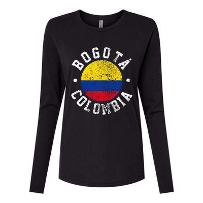 Bogota Colombia Womens Cotton Relaxed Long Sleeve T-Shirt