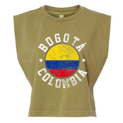 Bogota Colombia Garment-Dyed Women's Muscle Tee