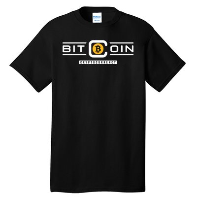 Bitcoin Cryptocurrency Tall T-Shirt