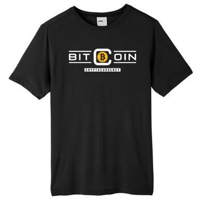 Bitcoin Cryptocurrency Tall Fusion ChromaSoft Performance T-Shirt