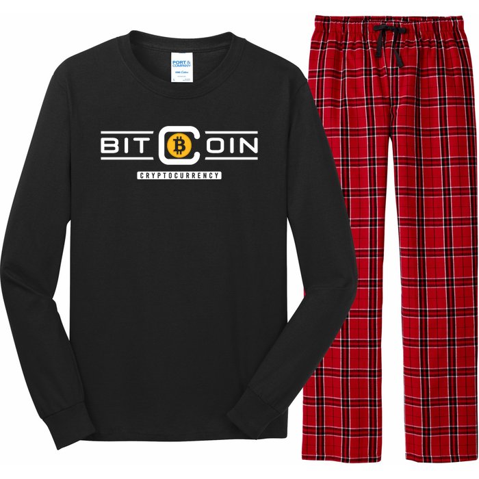 Bitcoin Cryptocurrency Long Sleeve Pajama Set