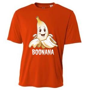 Boonana Cute Banana Ghost Humor Halloween Fun Costume Gift Cooling Performance Crew T-Shirt