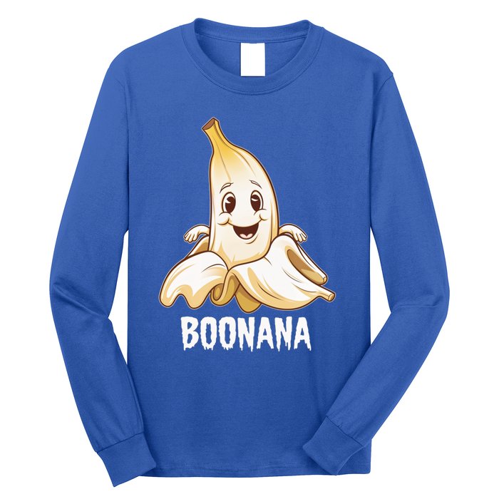 Boonana Cute Banana Ghost Humor Halloween Fun Costume Gift Long Sleeve Shirt