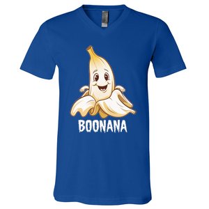 Boonana Cute Banana Ghost Humor Halloween Fun Costume Gift V-Neck T-Shirt