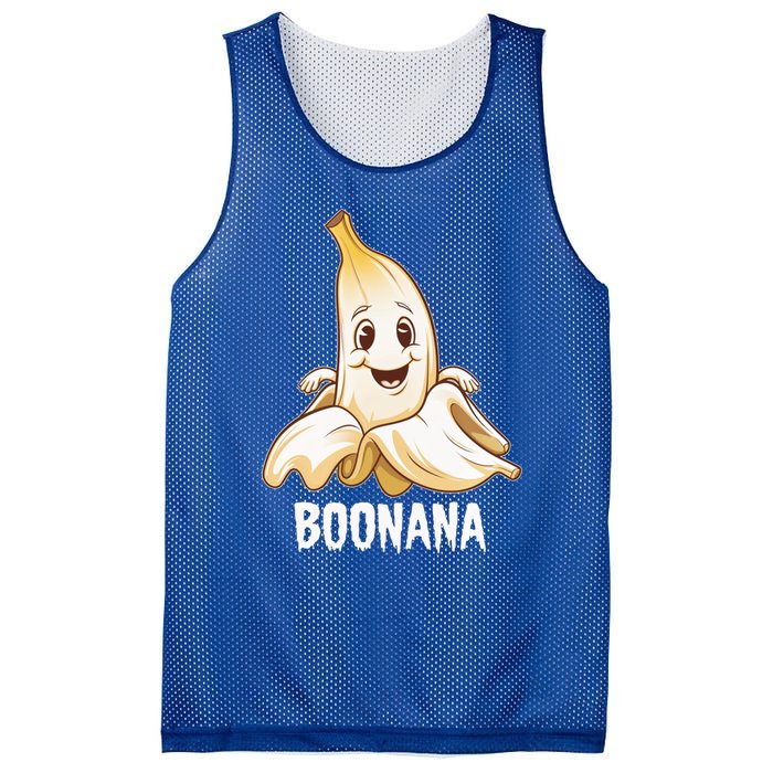 Boonana Cute Banana Ghost Humor Halloween Fun Costume Gift Mesh Reversible Basketball Jersey Tank