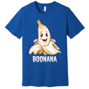 Boonana Cute Banana Ghost Humor Halloween Fun Costume Gift Premium T-Shirt