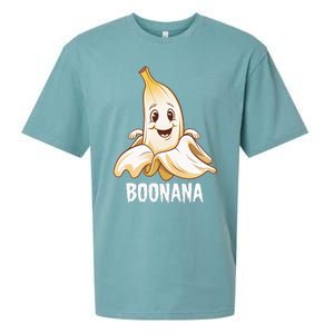 Boonana Cute Banana Ghost Humor Halloween Fun Costume Gift Sueded Cloud Jersey T-Shirt