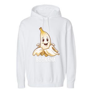 Boonana Cute Banana Ghost Humor Halloween Fun Costume Gift Garment-Dyed Fleece Hoodie