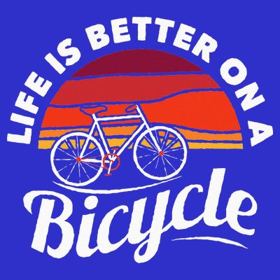 Bike Cycling Biking Cyclist Retro Theme Bicycle Quote Saying T-Shirt
