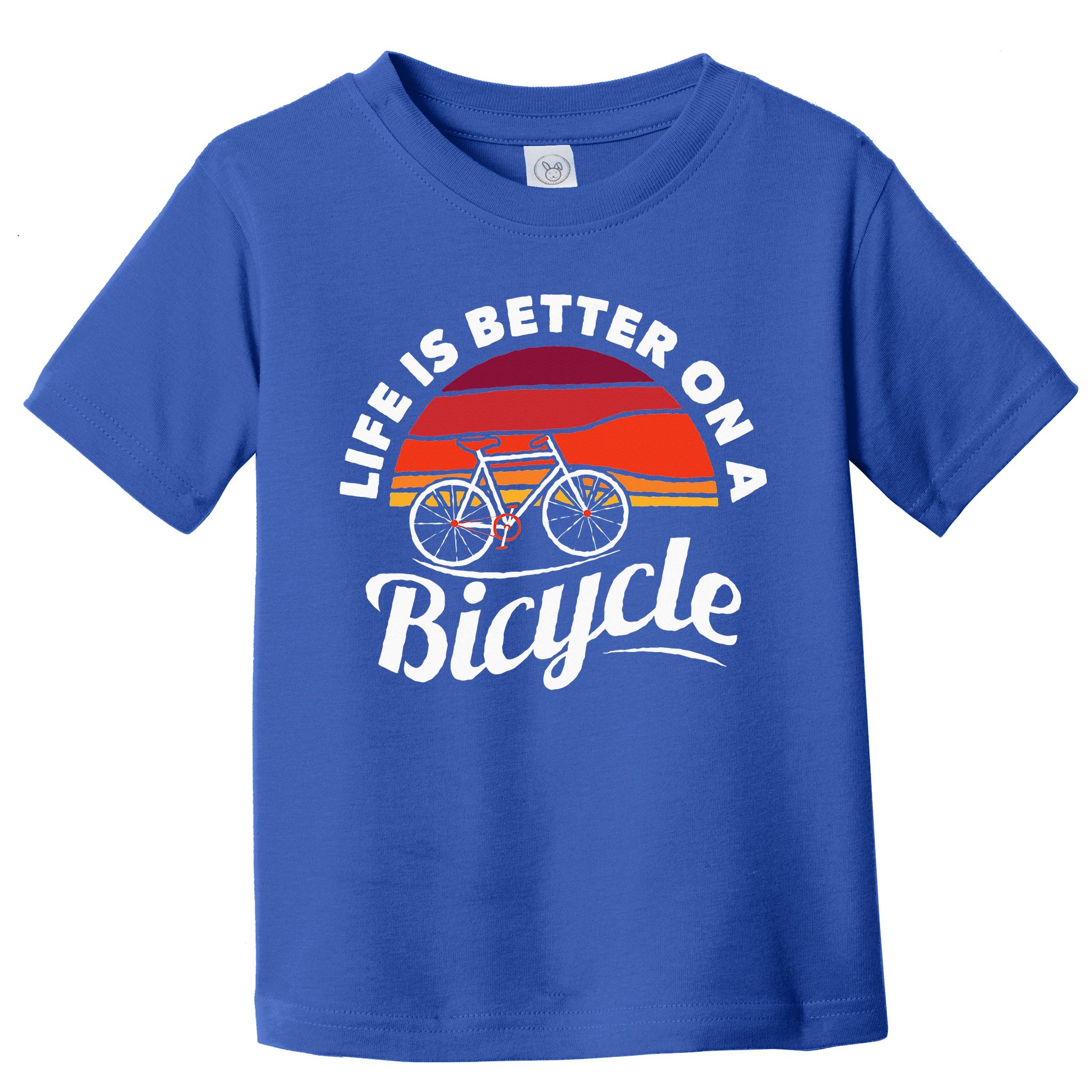 Bike Cycling Biking Cyclist Retro Theme Bicycle Quote Saying Toddler T-Shirt