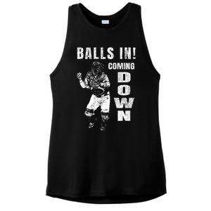 Baseball Catcher - Balls In - Coming Down - Baseball Ladies PosiCharge Tri-Blend Wicking Tank