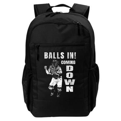 Baseball Catcher - Balls In - Coming Down - Baseball Backpack