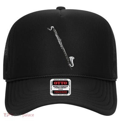 Bass Clarinet High Crown Mesh Back Trucker Hat